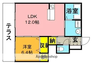 かぐや姫パーク【1階】の間取り