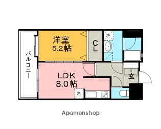 エクセレント東町【3階】の間取り