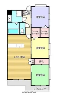 ソレイユ合川【2階】の間取り
