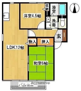 サンエクセル小森野【D207号室】の間取り