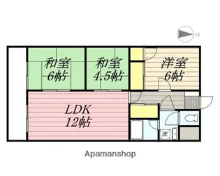 若林ビル【703号室】の間取り