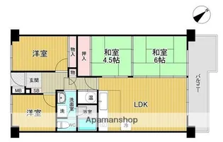 MAC久留米コート【3階】の間取り