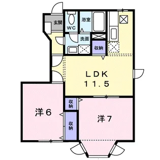 エスパルコ【1階】の間取り
