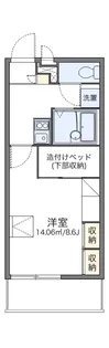 1Kの間取り画像