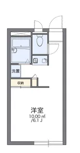 レオパレスヴェルコート【203号室】の間取り