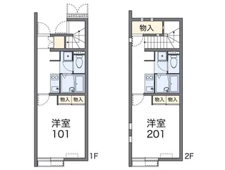 レオネクストコートドール【103号室】の間取り