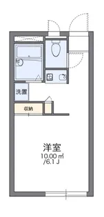 レオパレスウイング【205号室】の間取り