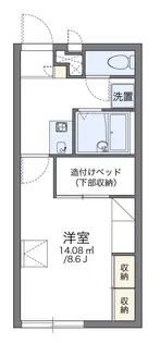 レオパレスGLOBAL ONE【102号室】の間取り