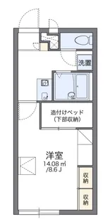 レオパレスGLOBAL ONE【105号室】の間取り