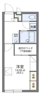 レオパレスMORI・A【102号室】の間取り