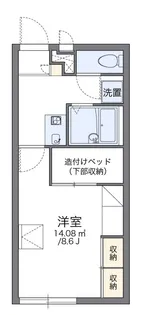 レオパレスMORI・A【104号室】の間取り