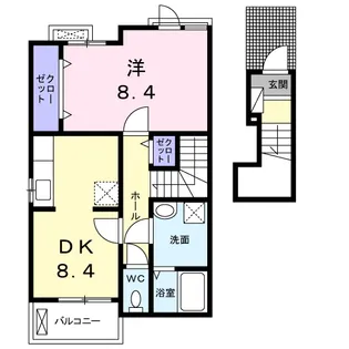 エトワール【2階】の間取り
