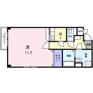 ポラリス弐番館【2階】の間取り