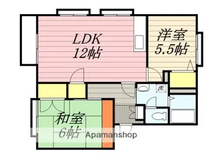 アトラスB棟【201号室】の間取り