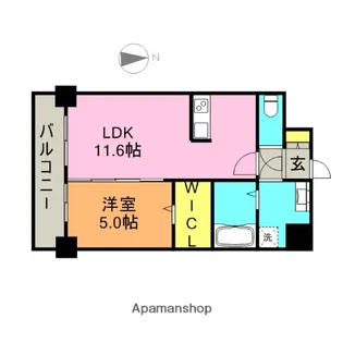 エル・グリシーヌ【8階】の間取り