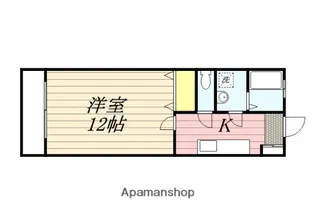 レジデンス幸A【2階】の間取り