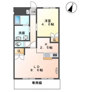 MY HOUSE 村山【1階】の間取り