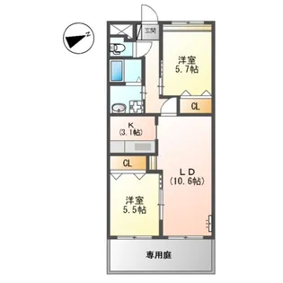 CONSOLATA【1階】の間取り