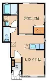 1LDKの間取り画像