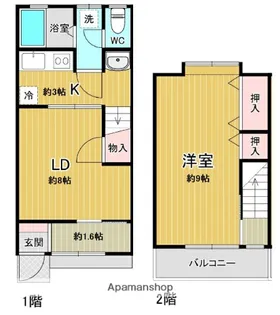 Villa早津崎【105号室】の間取り