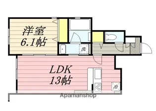 エルグランドパティオ壱番館【1階】の間取り