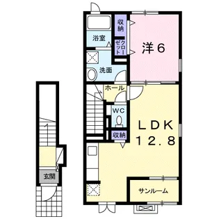 ジュネス【2階】の間取り