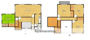福岡県久留米市上津町【一戸建】の間取り