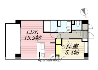 アーバンコート中央町【8階】の間取り