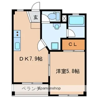 ワンピース【4階】の間取り