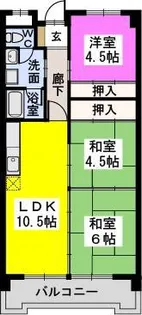 エサキ南ビル【4階】の間取り