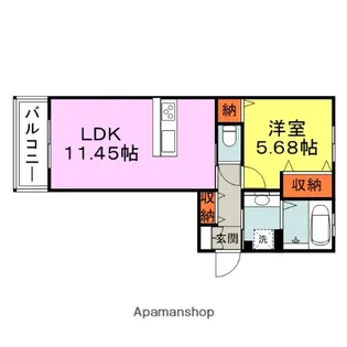 ブレイティア【3階】の間取り