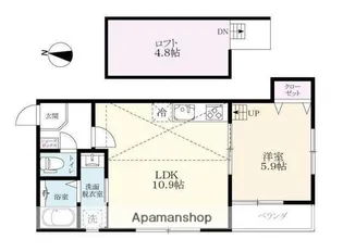 FLEUR【2階】の間取り