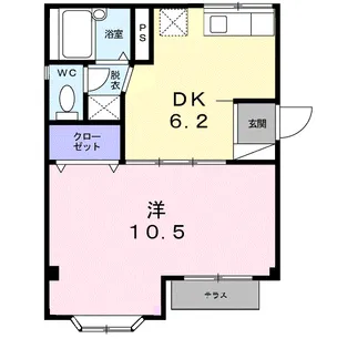 デパートメントアラキⅡ【1階】の間取り