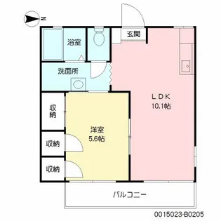マルセイユ国分町 B棟【2階】の間取り