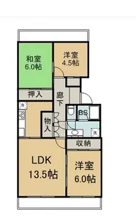 オーセル津福今町【2階】の間取り