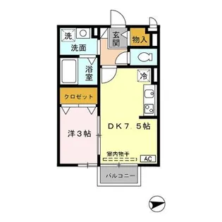 ミカハウスⅡ【2階】の間取り