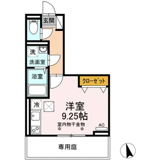 ガナール【1階】の間取り