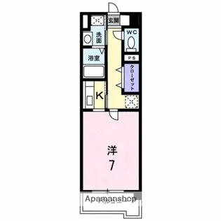 ユウメイトビル【3階】の間取り