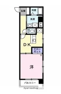 ユウメイトビル【4階】の間取り