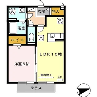 SUMIYASU.SO【1階】の間取り