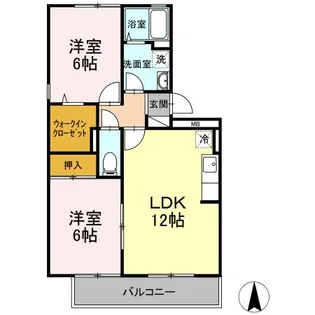 マーサ・リヴェール 2【3階】の間取り
