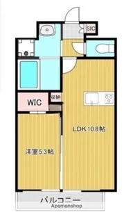 フェリシエ久留米【202号室】の間取り