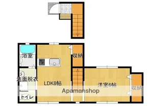 1LDKの間取り画像