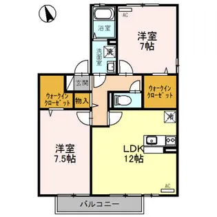 ブロッサム21【2階】の間取り