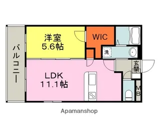 ソフィア21合川【4階】の間取り