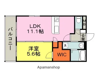 ソフィア21合川【1階】の間取り