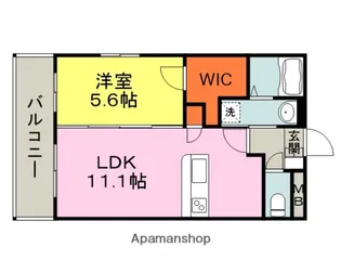 ソフィア21合川【5階】の間取り