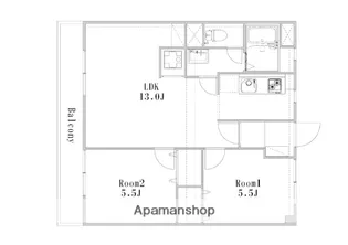 第6上野ビル【3階】の間取り