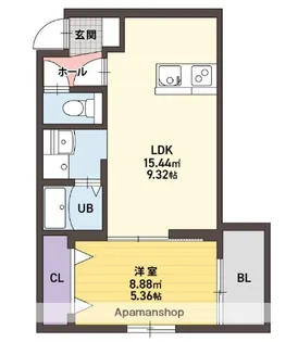 VIRIO合川【2階】の間取り