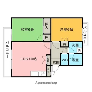 グランディール【2階】の間取り